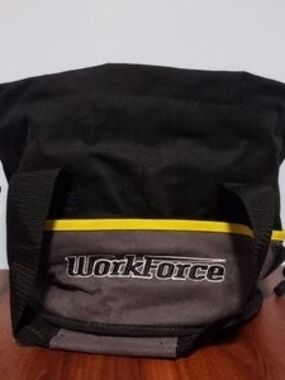 Black and Yellow Men’s Tool Tote Bag